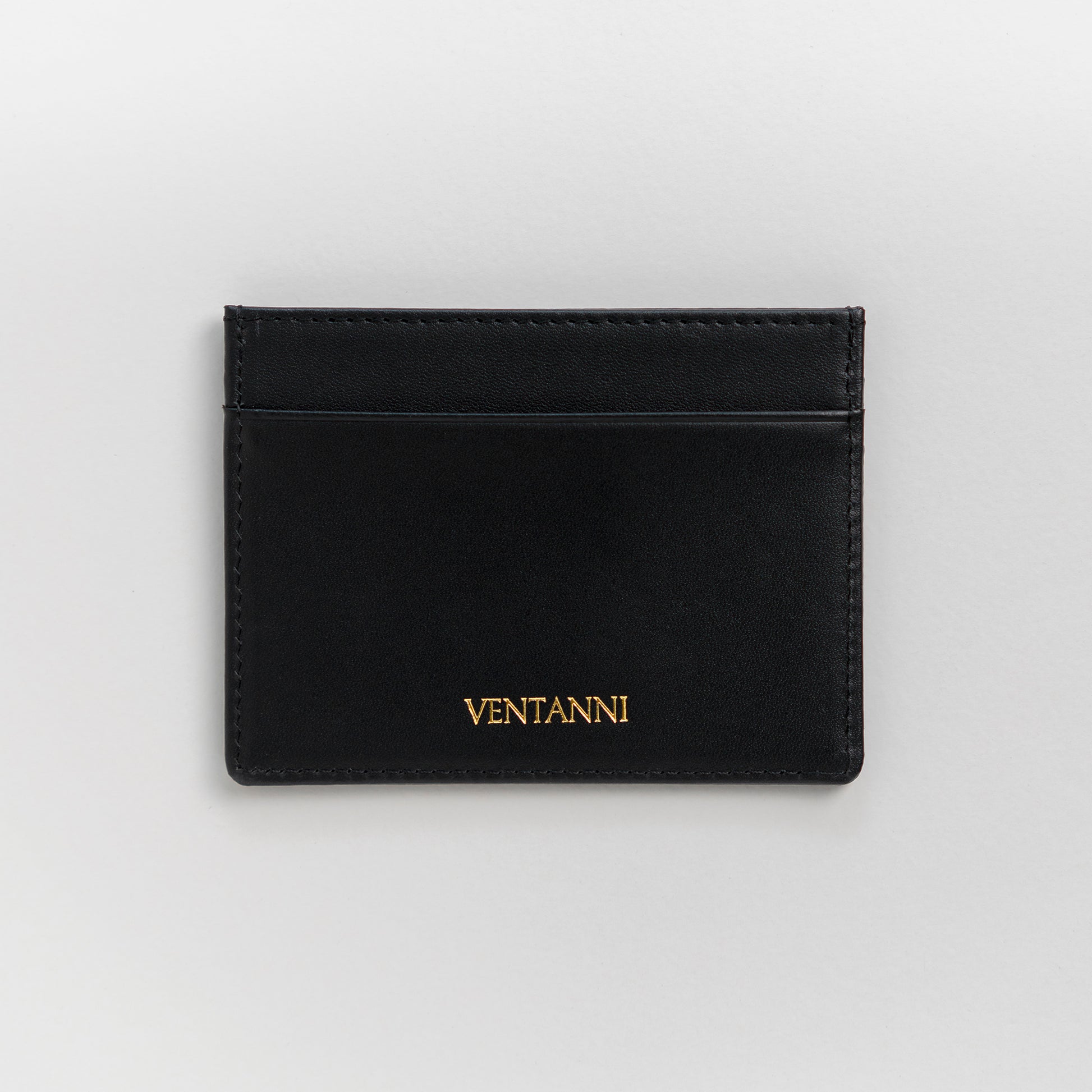 LEATHER CARDHOLDER BLACK