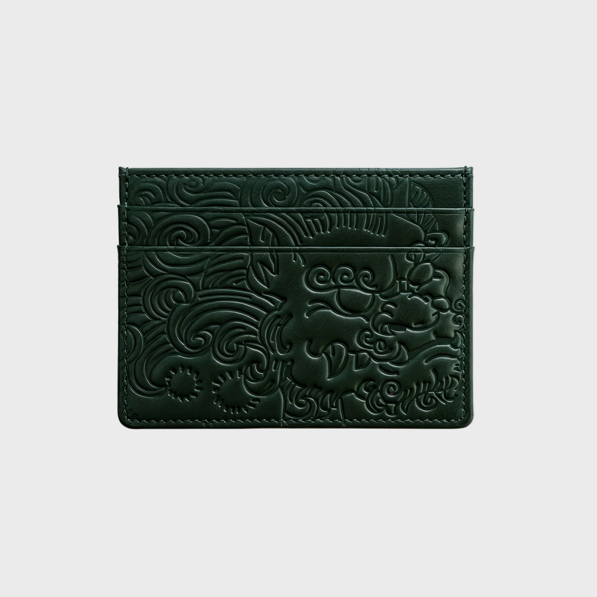 LEATHER CARDHOLDER GREEN