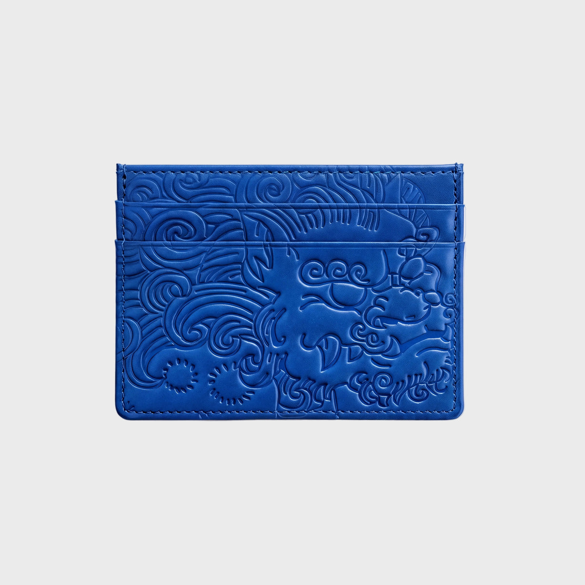 LEATHER CARDHOLDER ROYAL BLUE